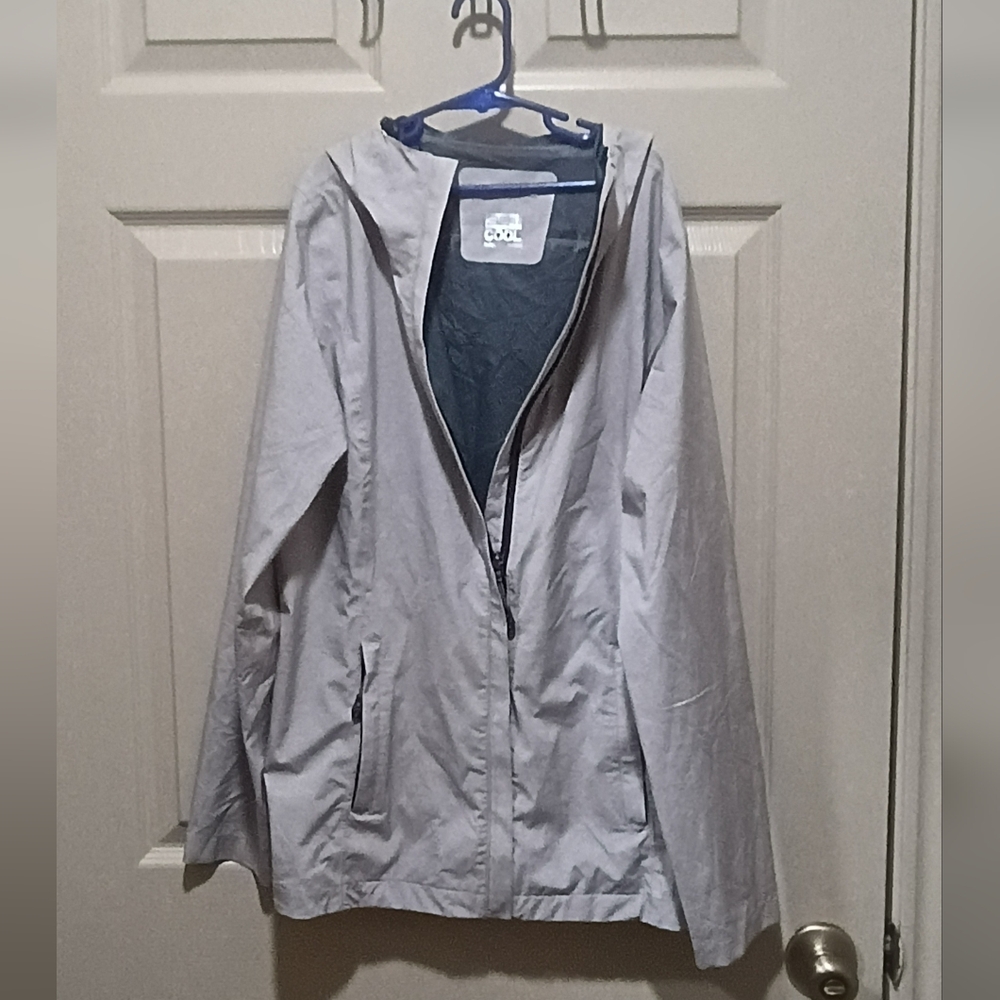 32 degrees cool children's unisex raincoat zip jacket (S) lightweight Weatherpro